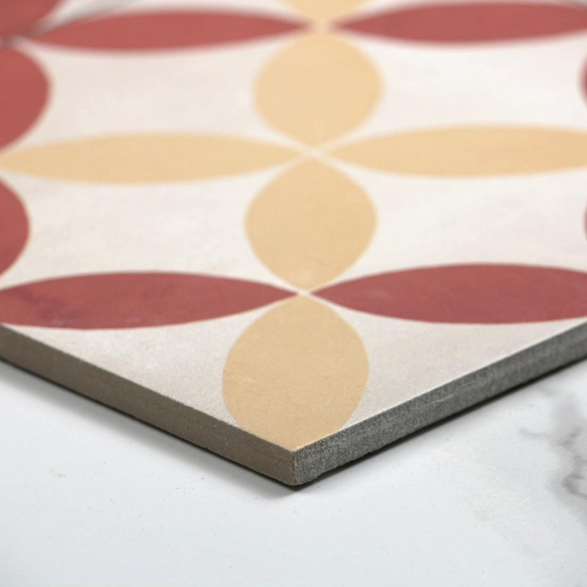 terra art astro tramonto crema 200x200mm angle view