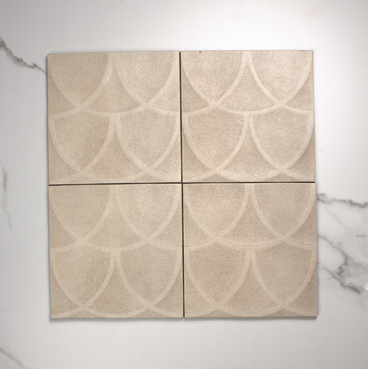Terra Creta Forma Argilla 200x200mm top view