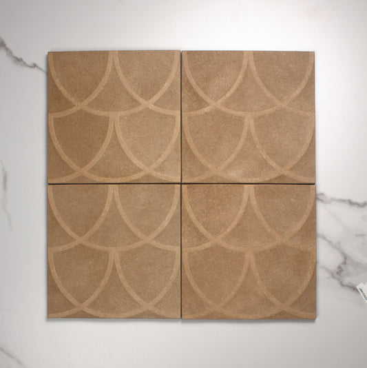 Terra Creta Forma Chamotte 200x200mm top view