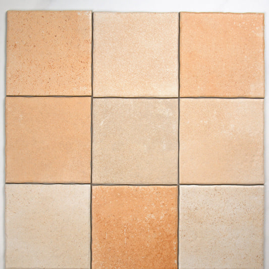 Terracotta Muralla Roja 153x153mm top view