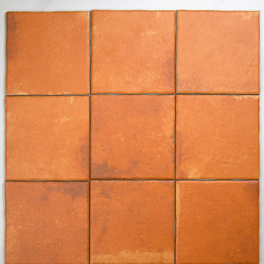 Terracotta Retro 153x153mm top view