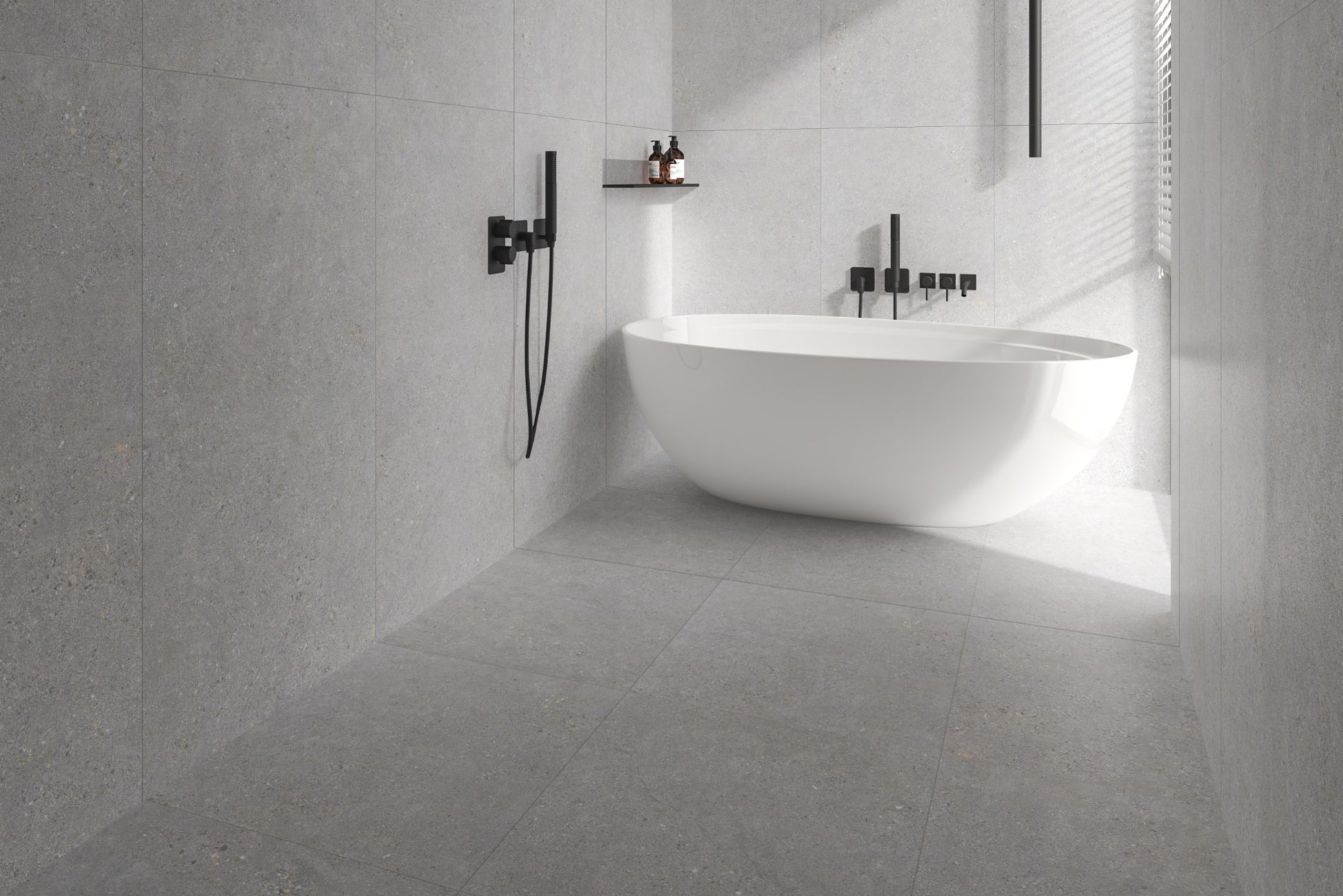 Terramix Silver Lappato 600x600mm lifestyle