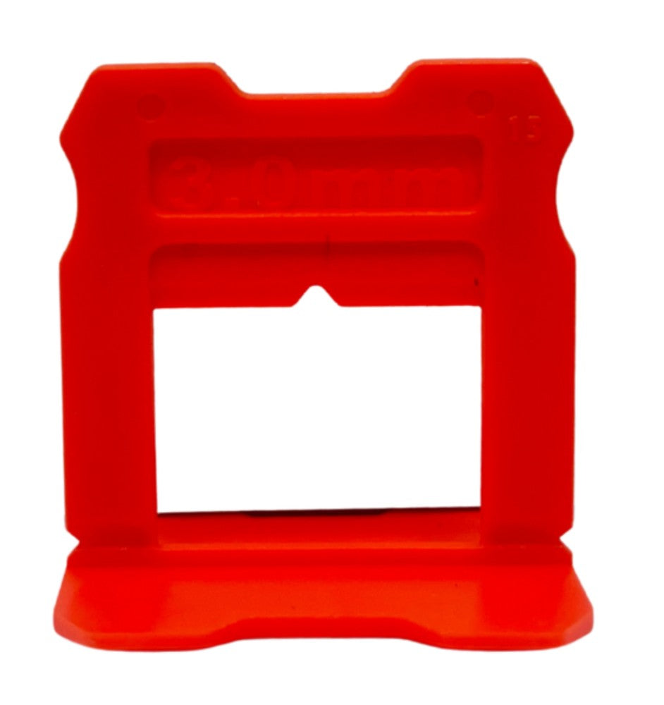 Tile Levelling Clips 3mm Red 3-15mm Tiles (Carton of 2800)