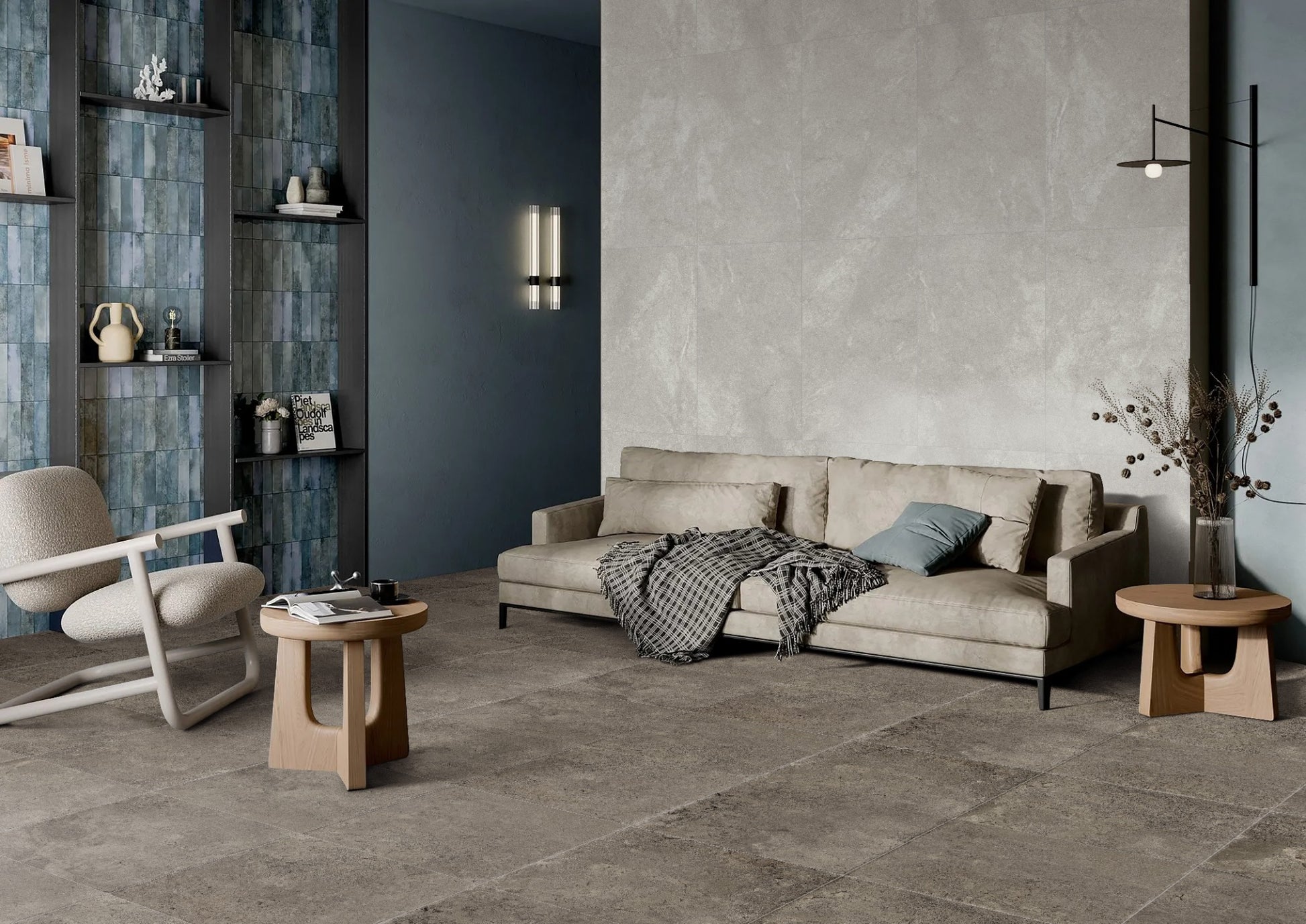 Toulouse Dark Grey Amber 600x1200mm
