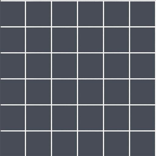 VitrA Anthracite Gloss Mosaic 50x50mm mesh sheet