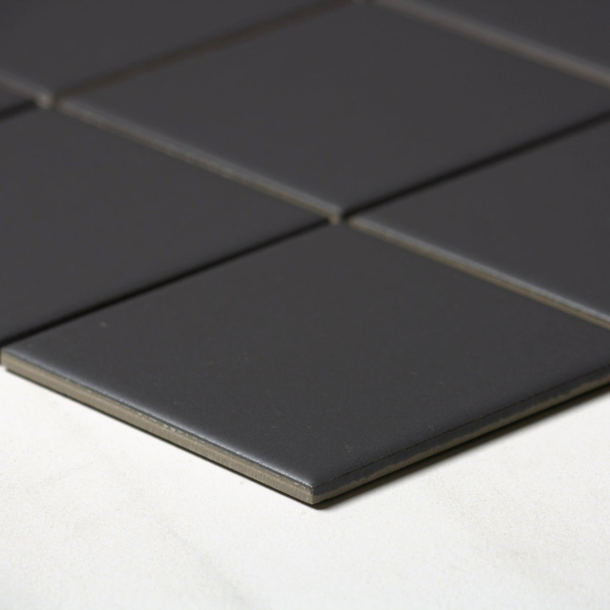 vitra anthracite matt mosaic 100x100mm angle view