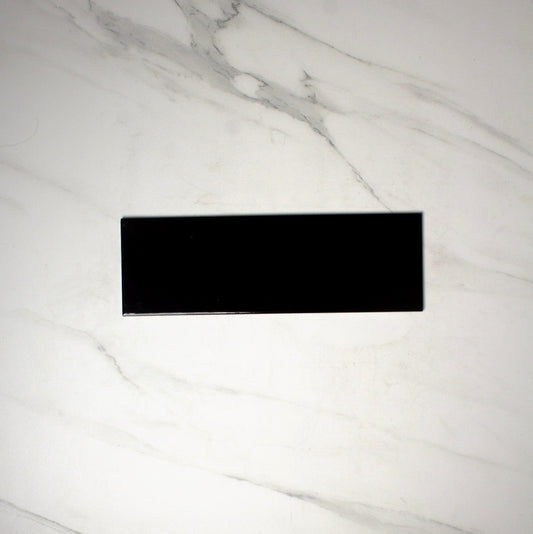 vitra black gloss 100x300mm top view