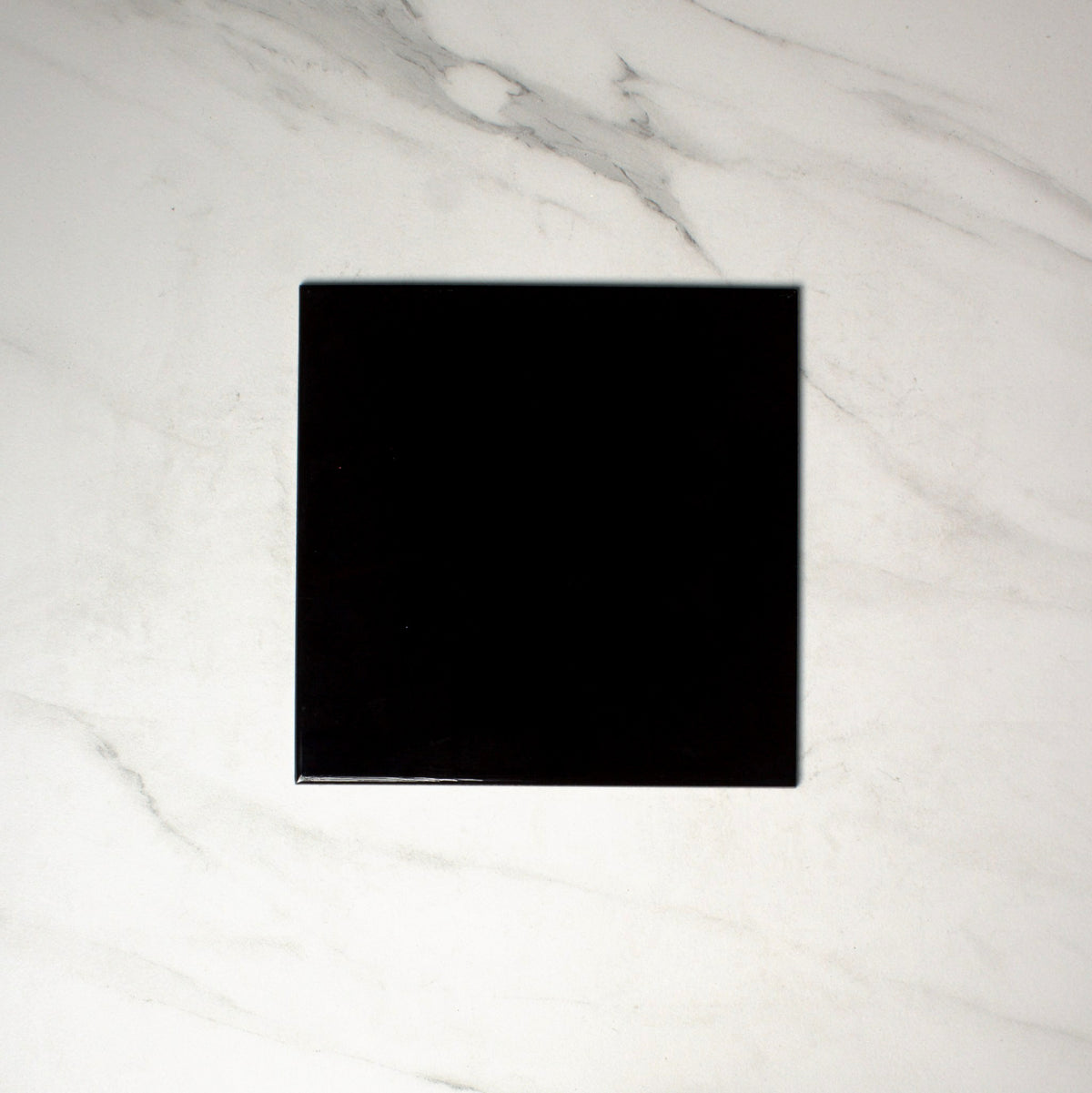 vitra black gloss 200x200mm top view