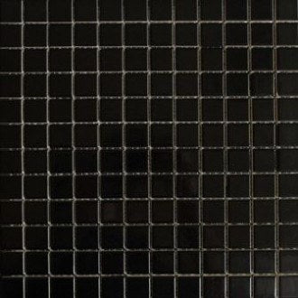 VitrA Black Gloss Mosaic 25x25mm mesh sheet