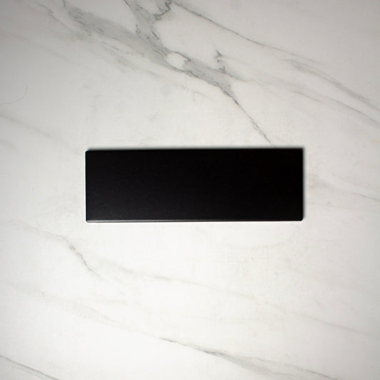 vitra black matt 100x300mm top view