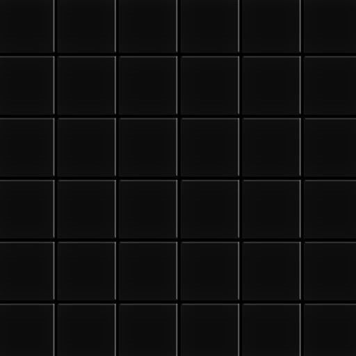 VitrA Black Matt R10B Mosaic 50x50mm tile