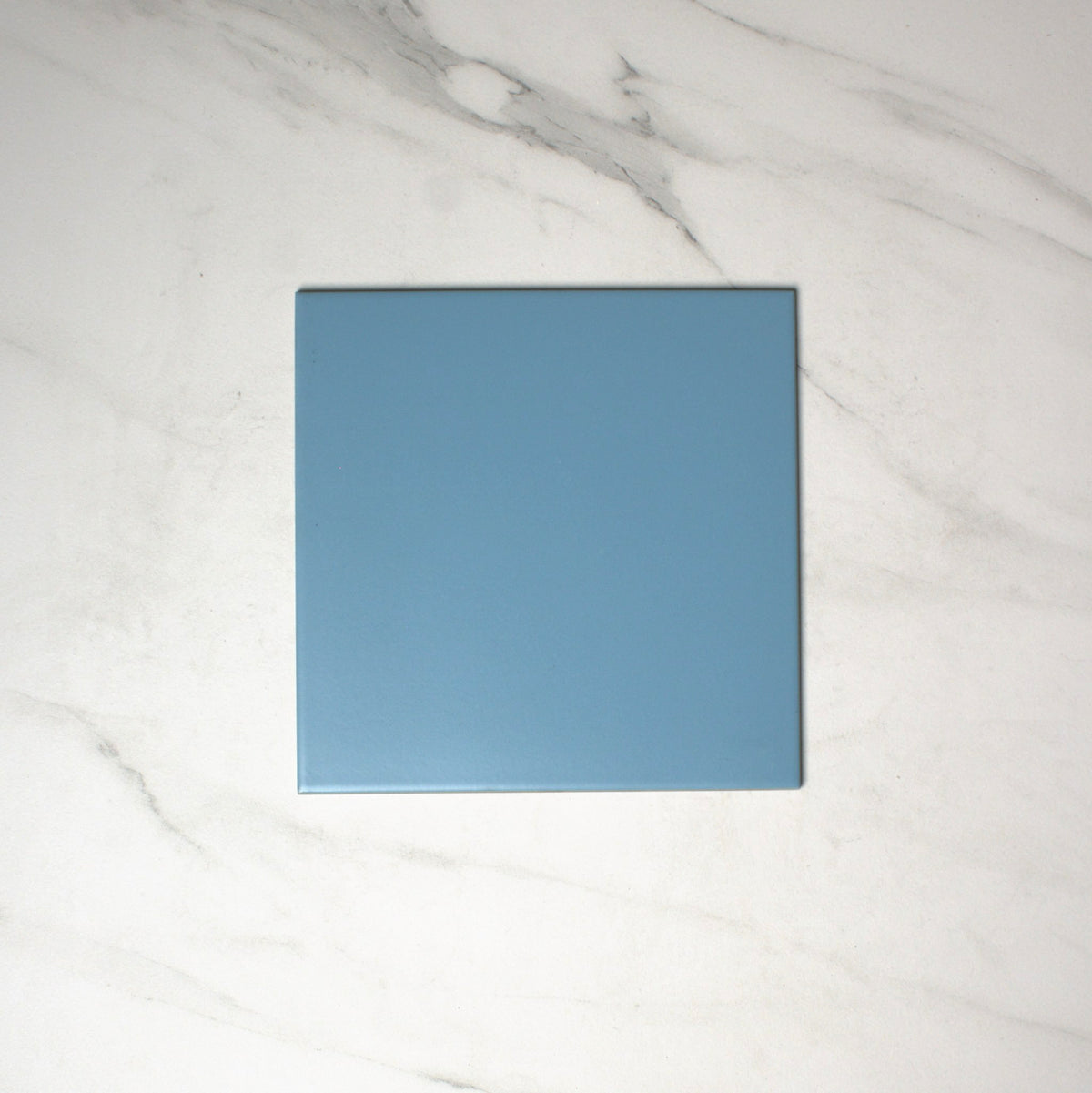 vitra blue matt 200x200mm top view