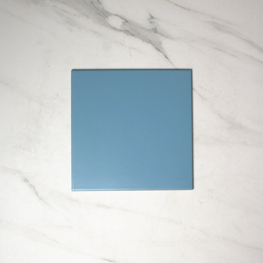 vitra blue matt 200x200mm top view