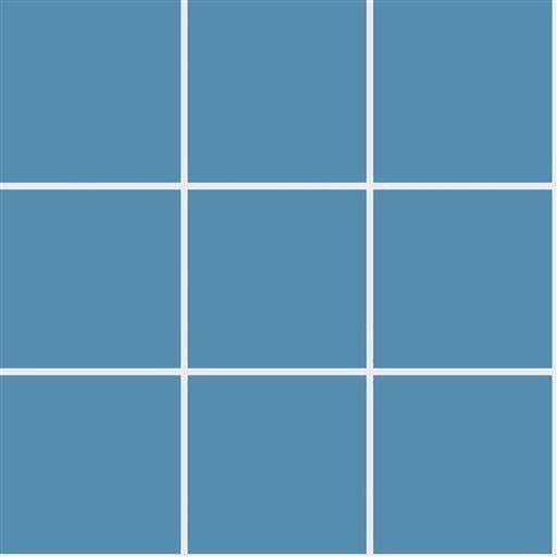 VitrA Blue Matt Mosaic 100x100mm mesh sheet