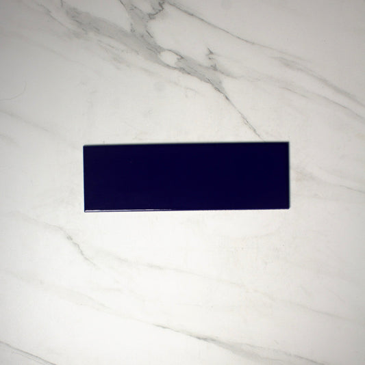 vitra cobalt blue gloss 100x300mm top view