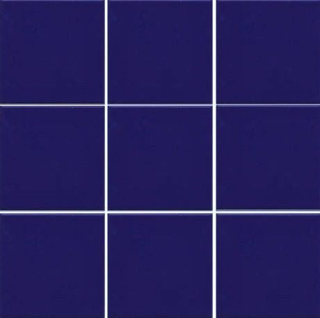 VitrA Cobalt Blue Gloss Mosaic 100x100mm mesh sheet