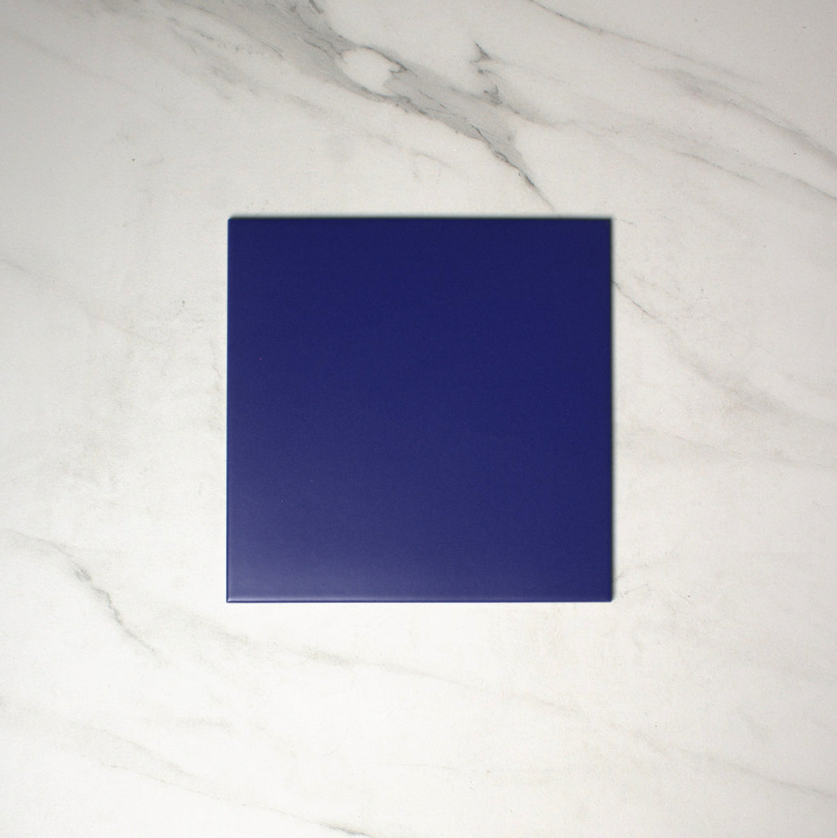 vitra cobalt blue matt 200x200mm top view