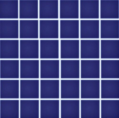 VitrA Cobalt Blue Matt Mosaic 50x50mm mesh sheet