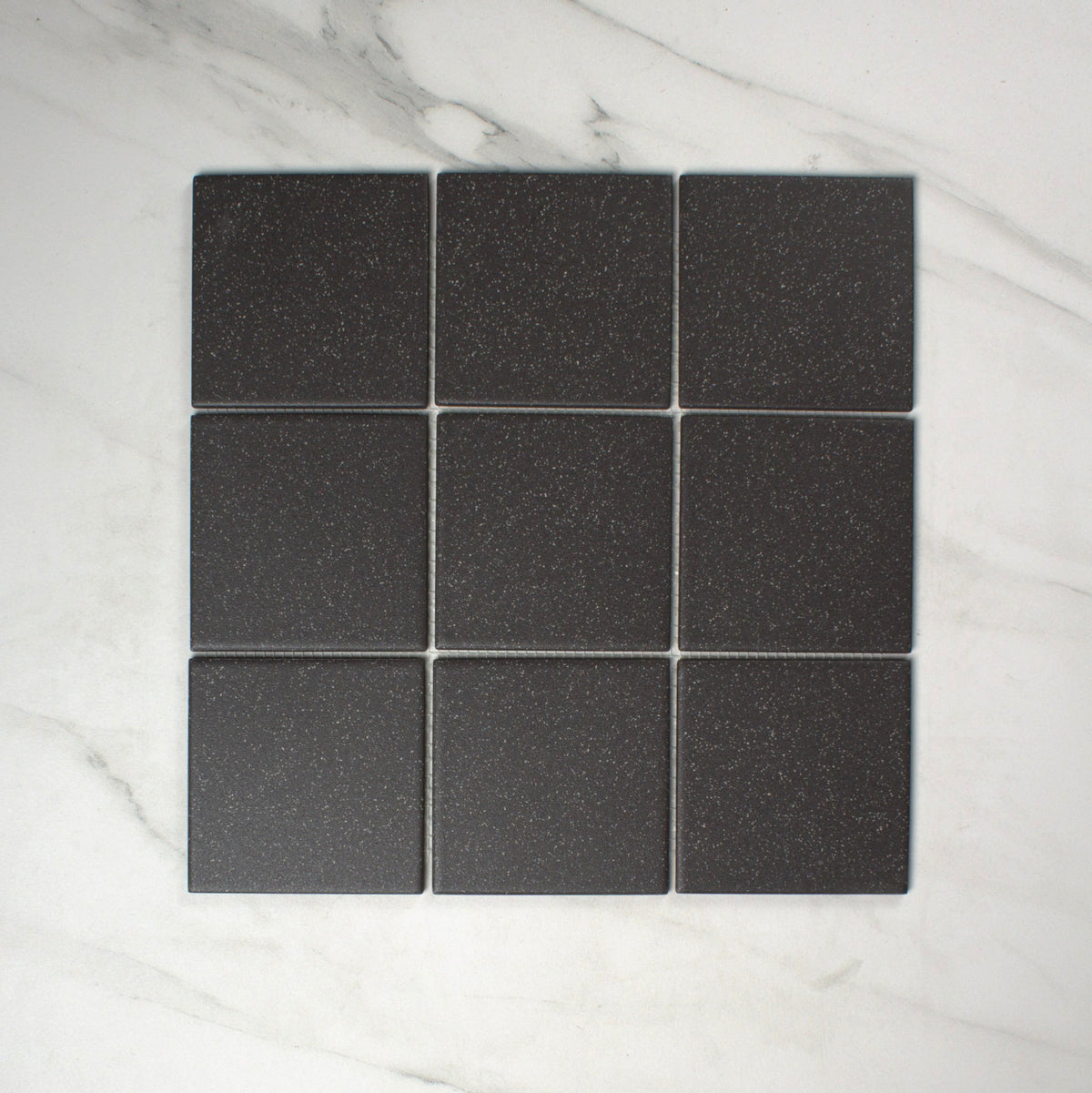 vitra colour dot anthracite matt r10b mosaic 100x100mm top view