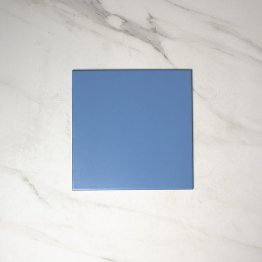 vitra cool blue matt 200x200mm top view