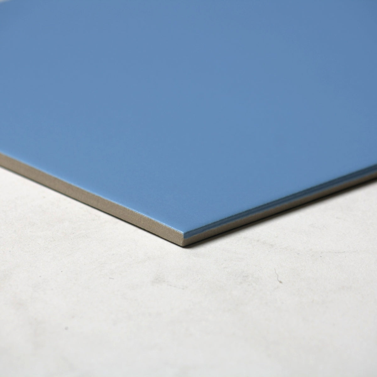 vitra cool blue matt 200x200mm angle view