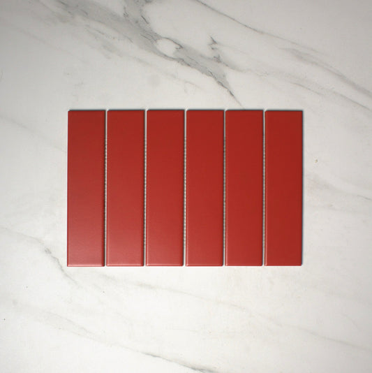 vitra coral matt mosaic 50x200mm top view