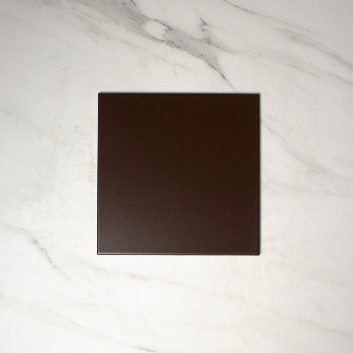 vitra dark amber matt 200x200mm top view