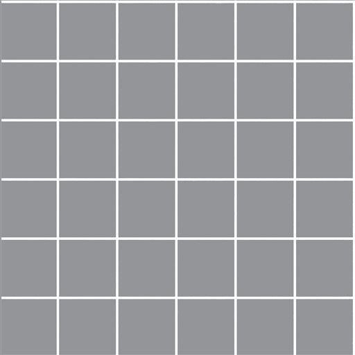 VitrA Dark Grey Gloss Mosaic 50x50mm mesh sheet
