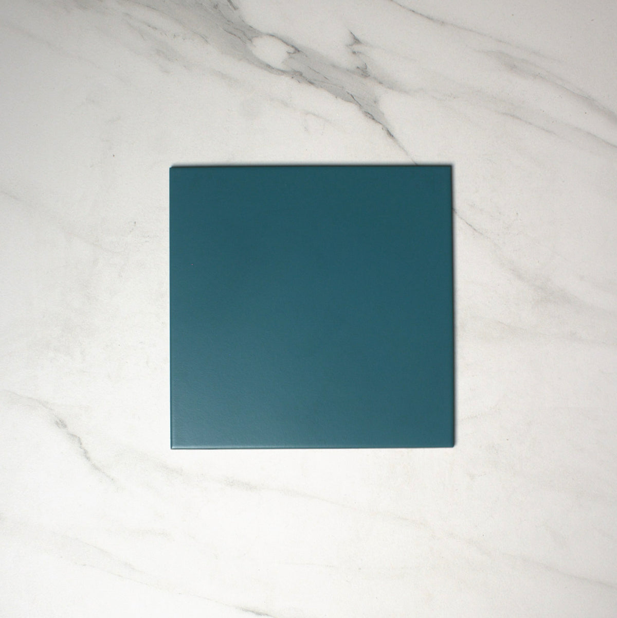 vitra dark turquoise matt 200x200mm top view