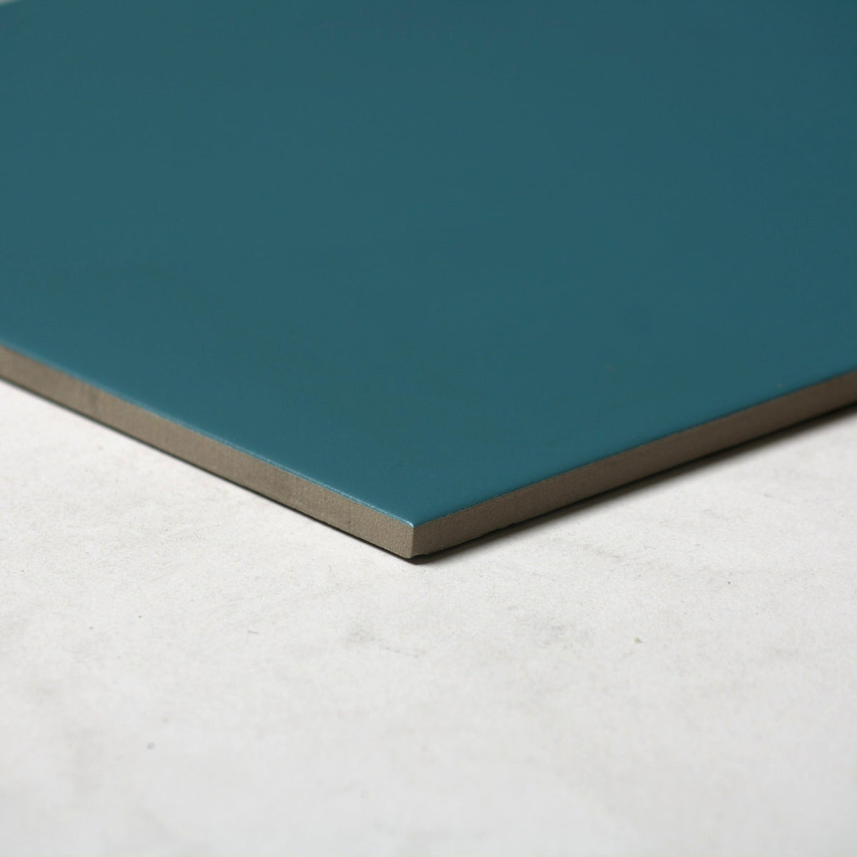 vitra dark turquoise matt 200x200mm angle view