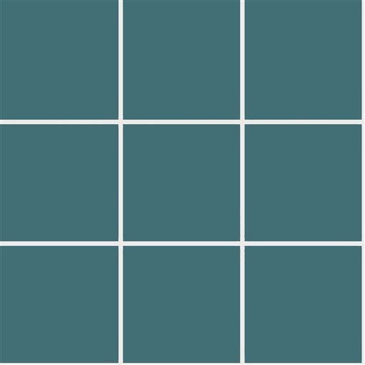 VitrA Dark Turquoise Matt Mosaic 100x100mm mesh sheet
