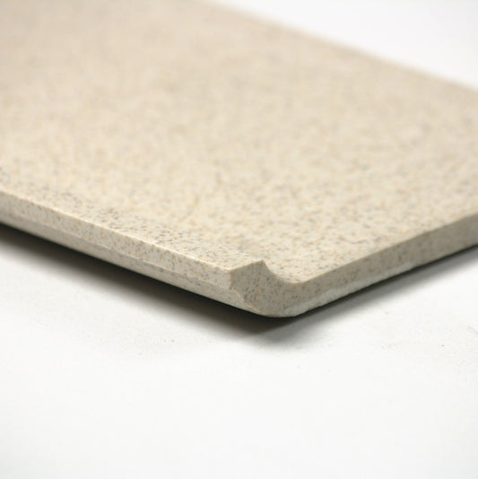 vitra dotti light beige matt cove 100x200mm angle view