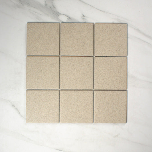 vitra dotti light beige matt r10b mosaic 100x100mm top view