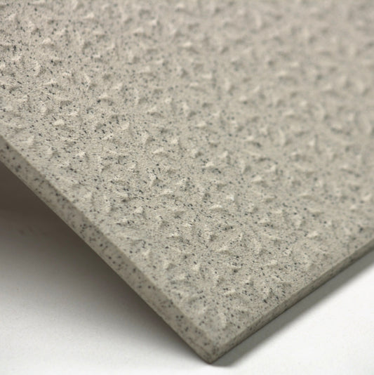 vitra dotti light grey diamond r12 200x200mm angle view