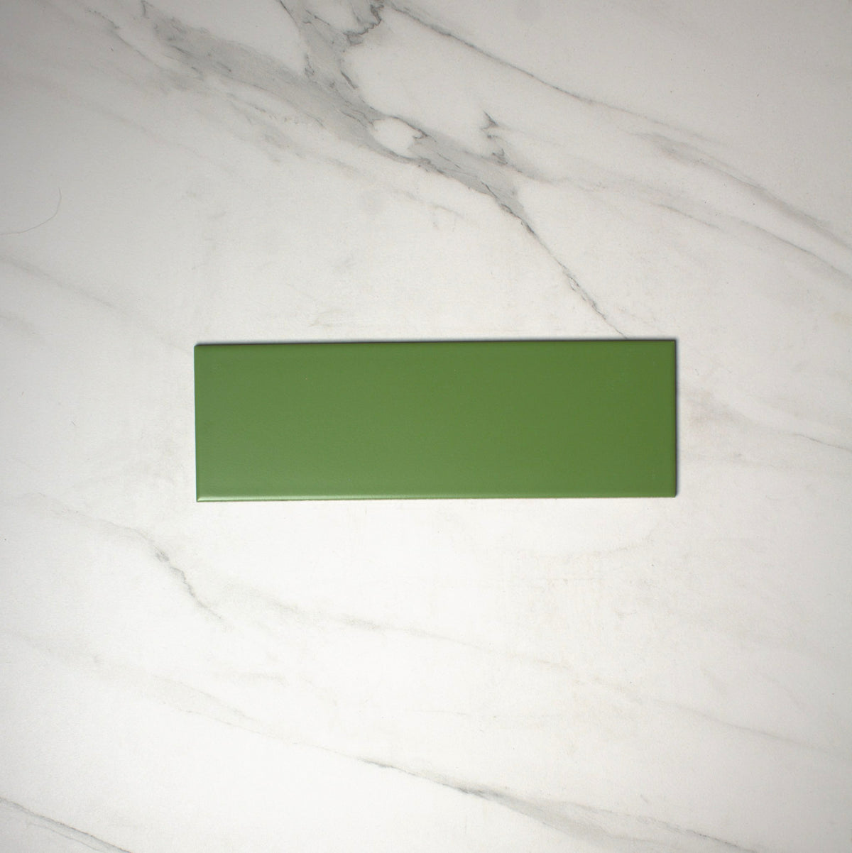 vitra green matt 100x300mm top view