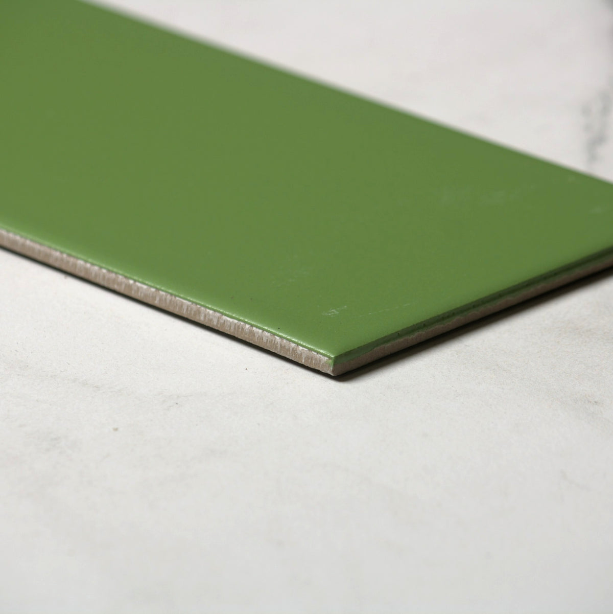vitra green matt 100x300mm angle view