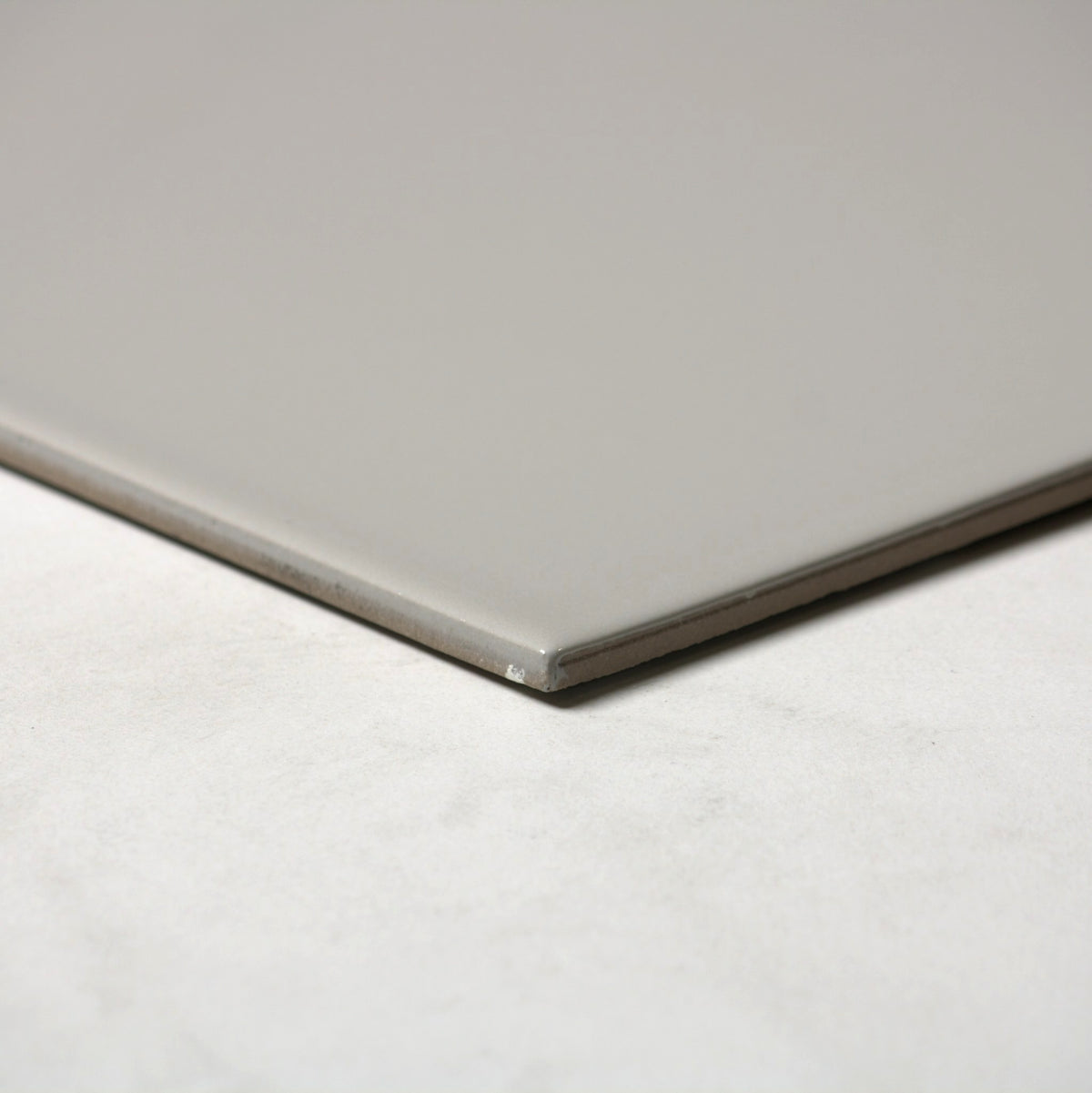 vitra greige gloss 200x200mm angle view