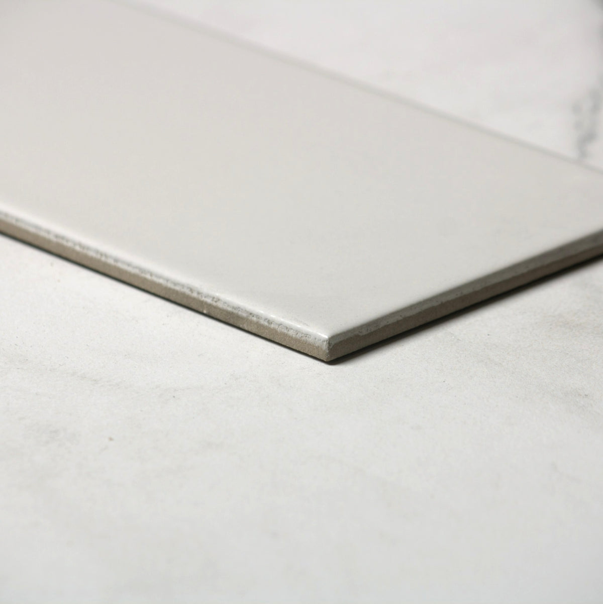 vitra light grey gloss 100x300mm angle view