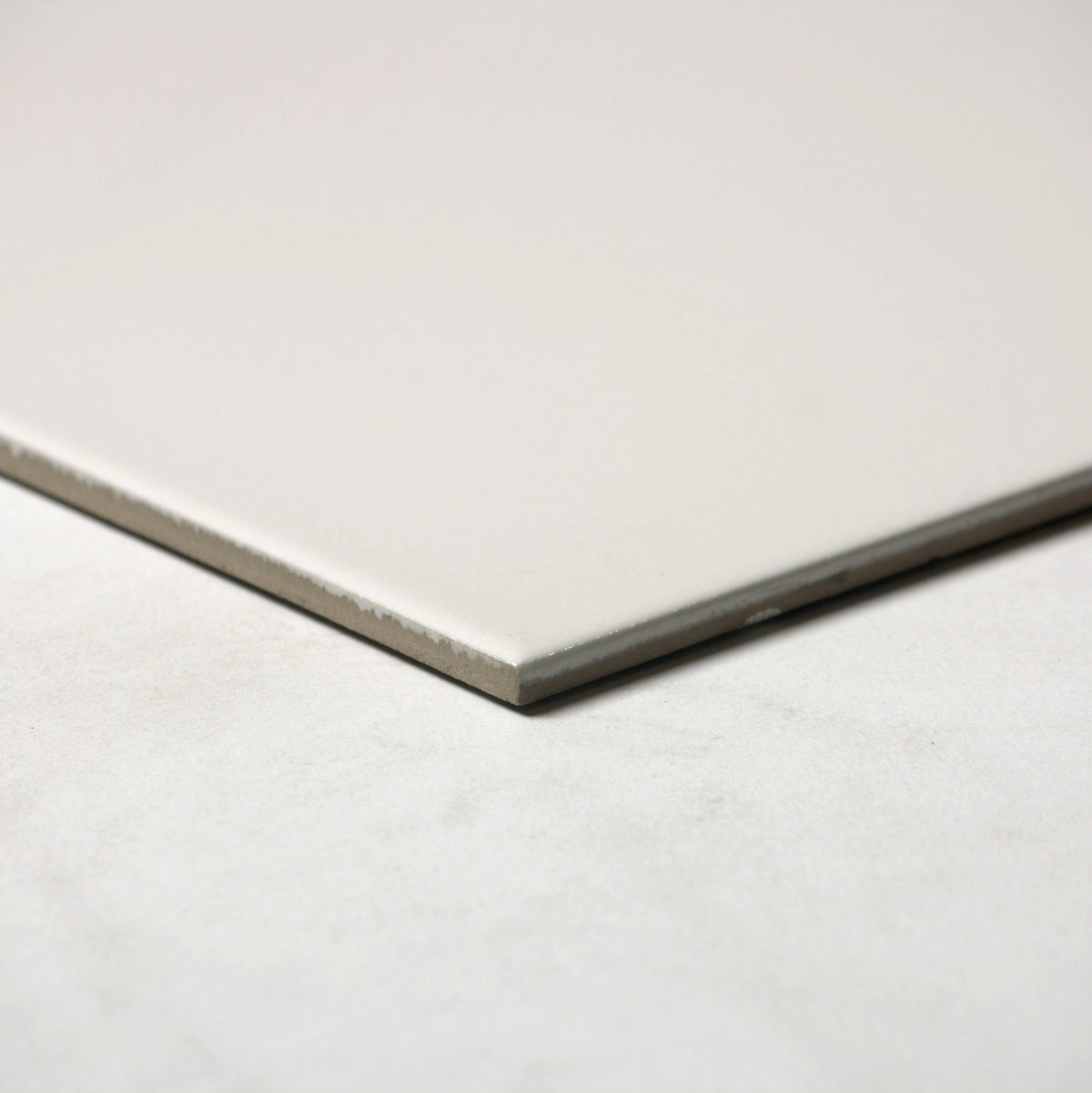 vitra light grey gloss 200x200mm angle view