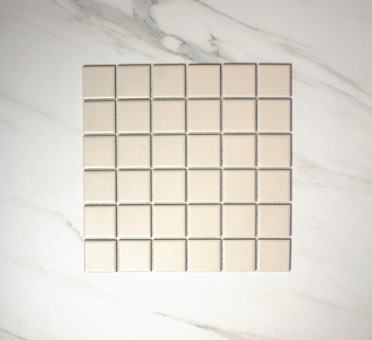 vitra light mink matt mosaic 50x50mm top view