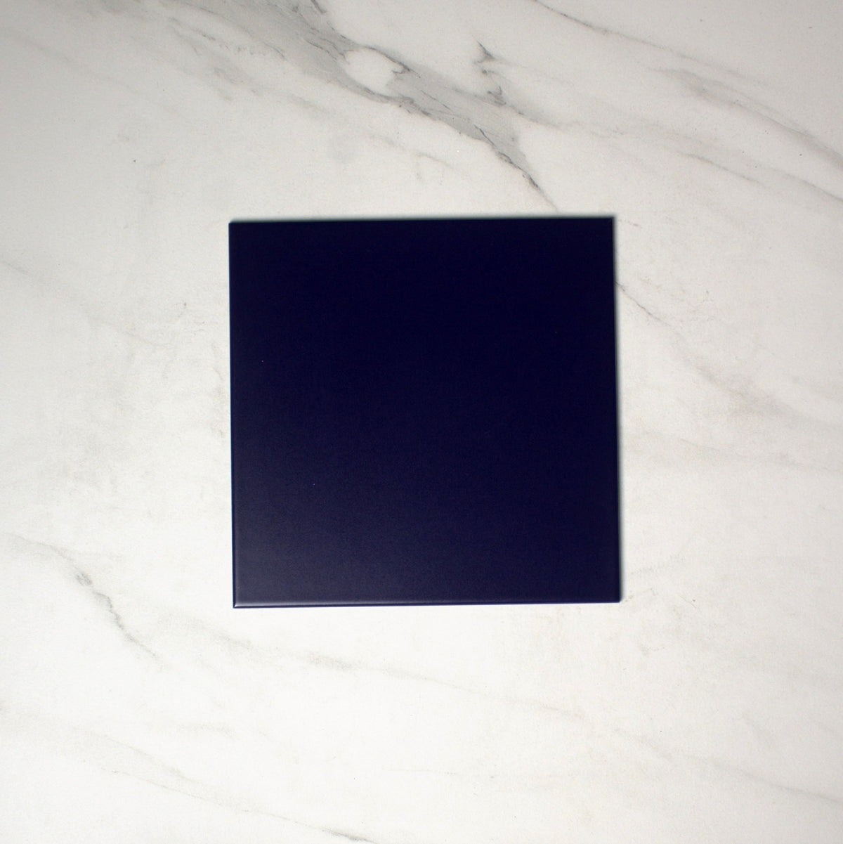 vitra midnight blue matt 200x200mm top view