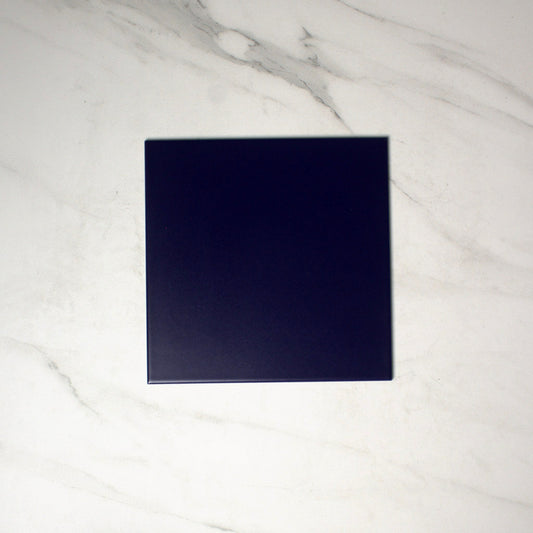 vitra midnight blue matt 200x200mm top view