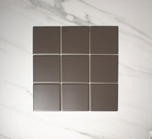 vitra mink matt mosaic 100x100mm top view