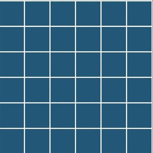 VitrA Ocean Blue Gloss Mosaic 50x50mm mesh sheet