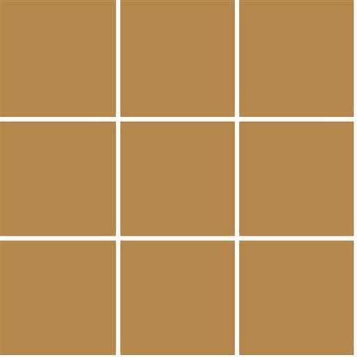 VitrA Ochre Yellow Gloss Mosaic 100x100mm mesh sheet