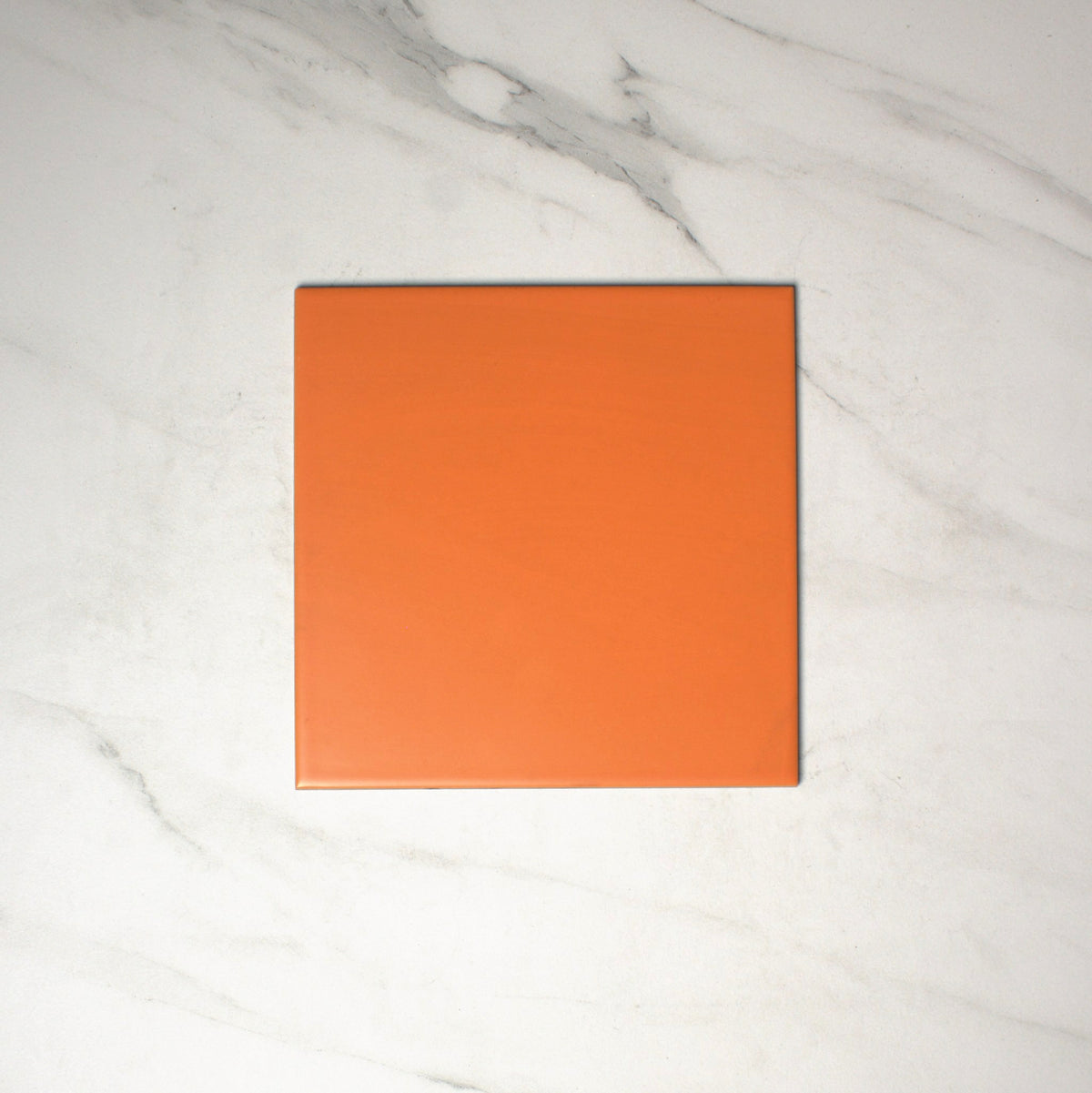 vitra orange matt 200x200mm top view