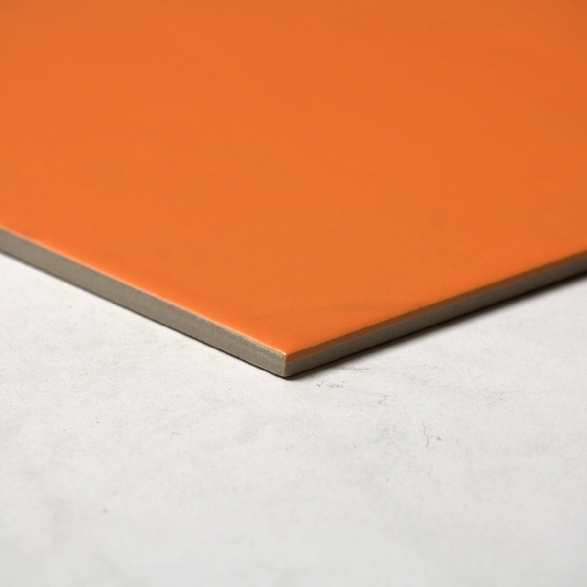 vitra orange matt 200x200mm angle view