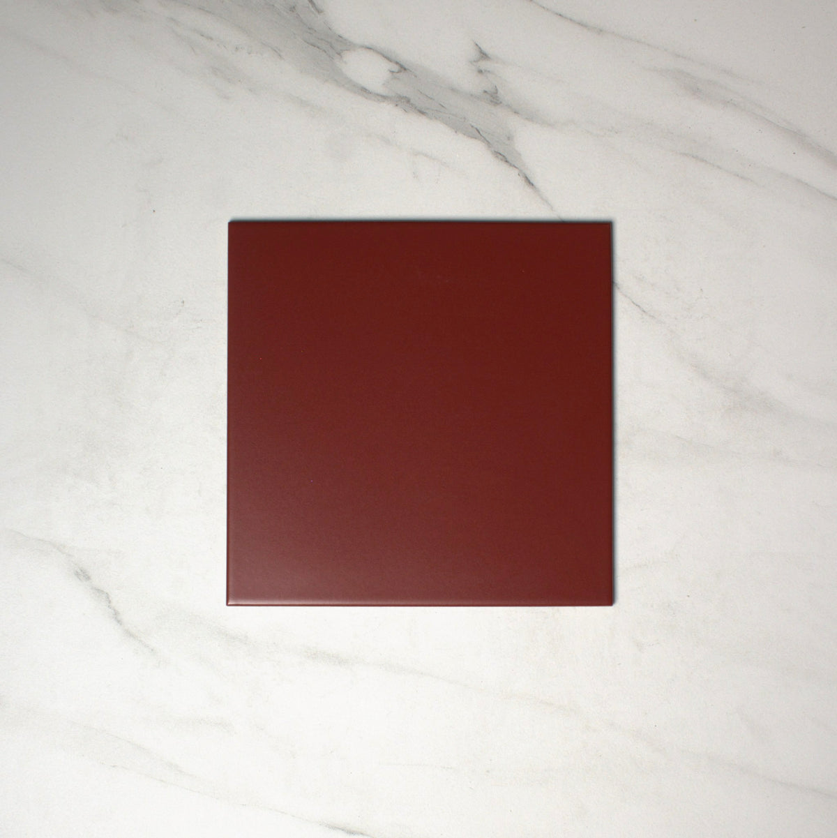 vitra oxide red matt 200x200mm top view
