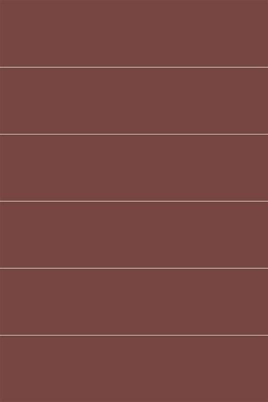 VitrA Oxide Red Matt Mosaic 50x200mm mesh sheet