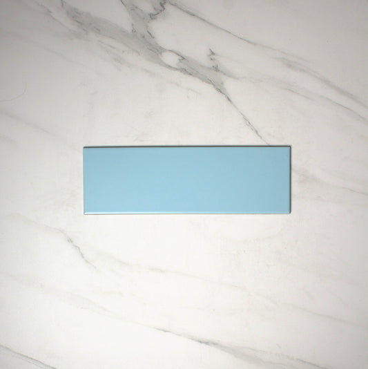 vitra pool blue matt 100x300mm top view
